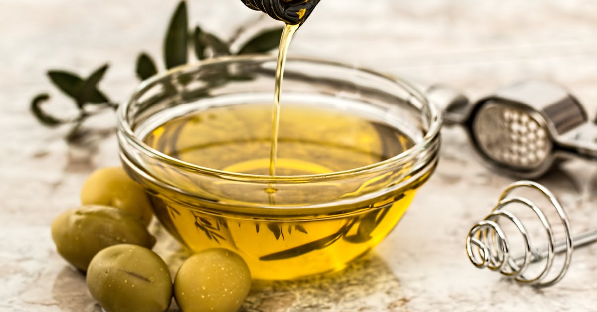 Does cooking olive oil remove bacteria? - Bowl Being Poured With Yellow Liquid