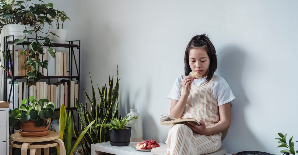 Does food at room temperature spoil faster if refridgerated beforehand? - A Girl Reading a Book While Having Snack