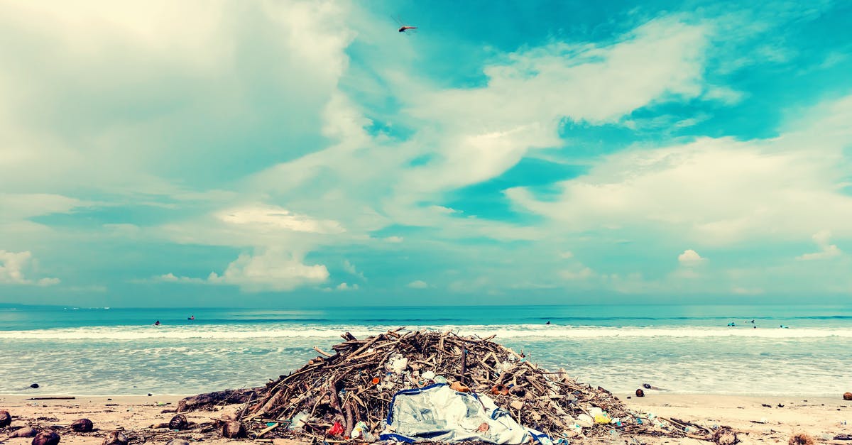 Does garbage disposal horse power matter that much? - Photo of Trash Lot on Shore