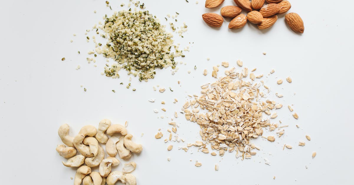 Does natural {peanut, cashew, almond} butter require refrigeration? - Brown and White Nuts on White Surface
