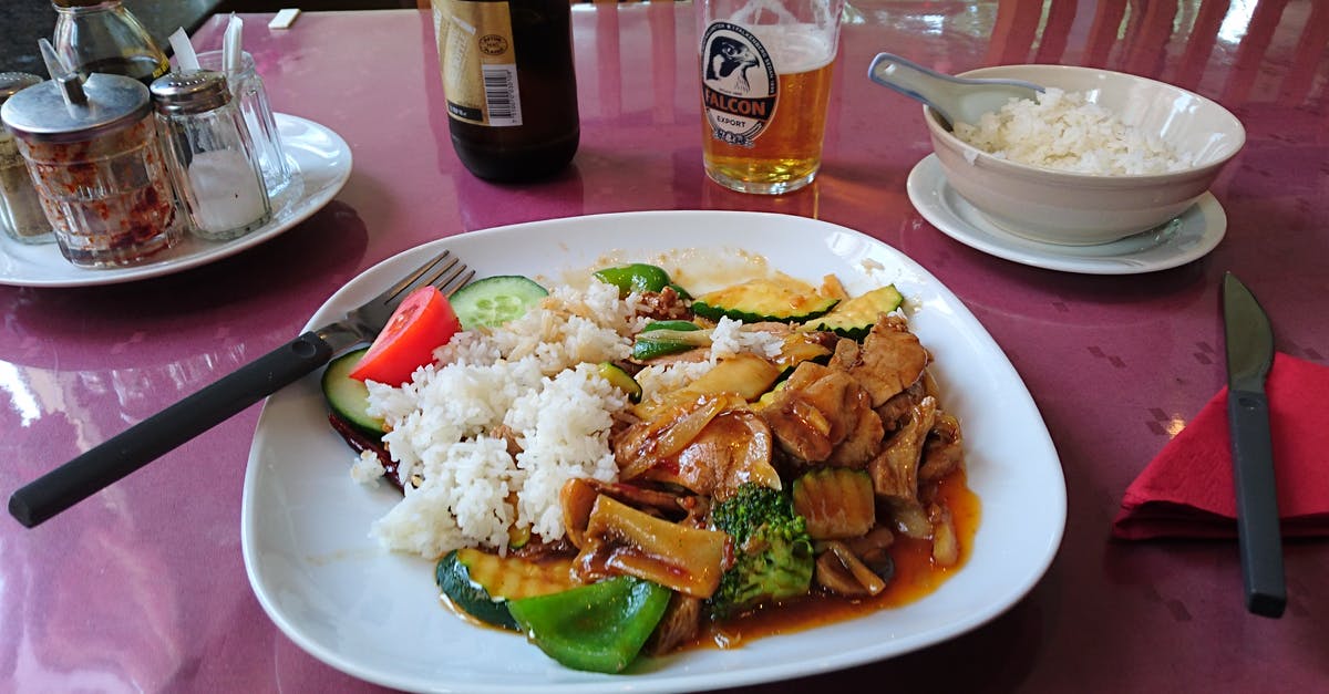 Does pressure cooking preserve alcohol? - Dish With Rice on Plate