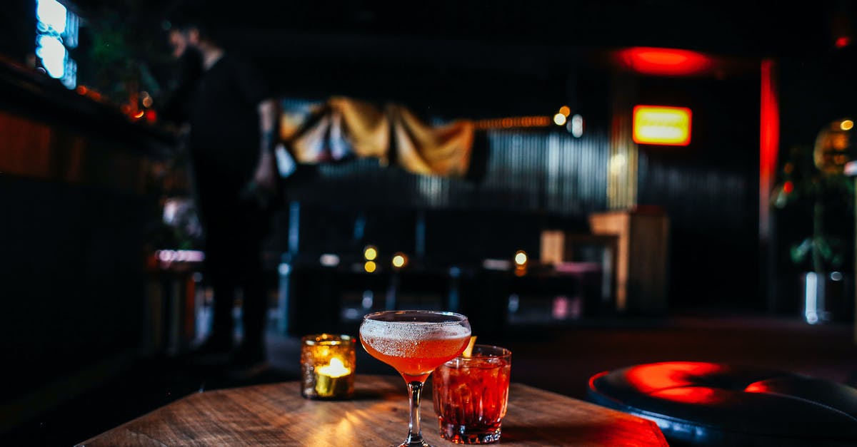 Does red wine vinegar and red vinegar taste same? - Cocktails served on wooden table