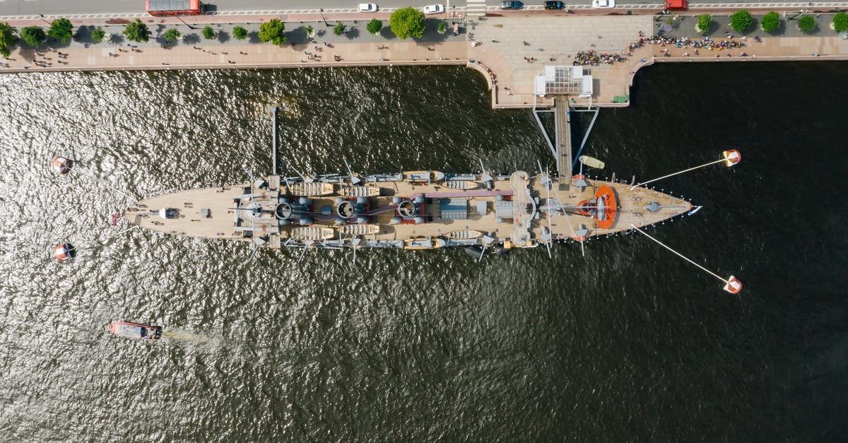 Does shortbread ship well? - Aerial View of White Ship on Sea