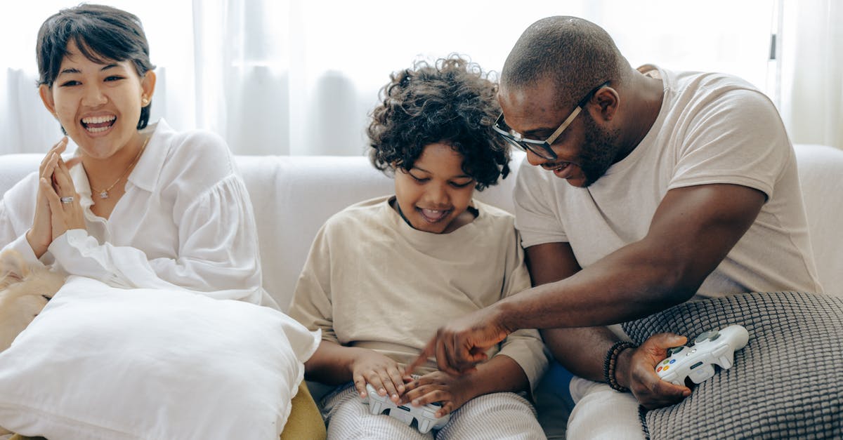 Does smoke point affect max temp of patina - Caring father teaching son using joystick