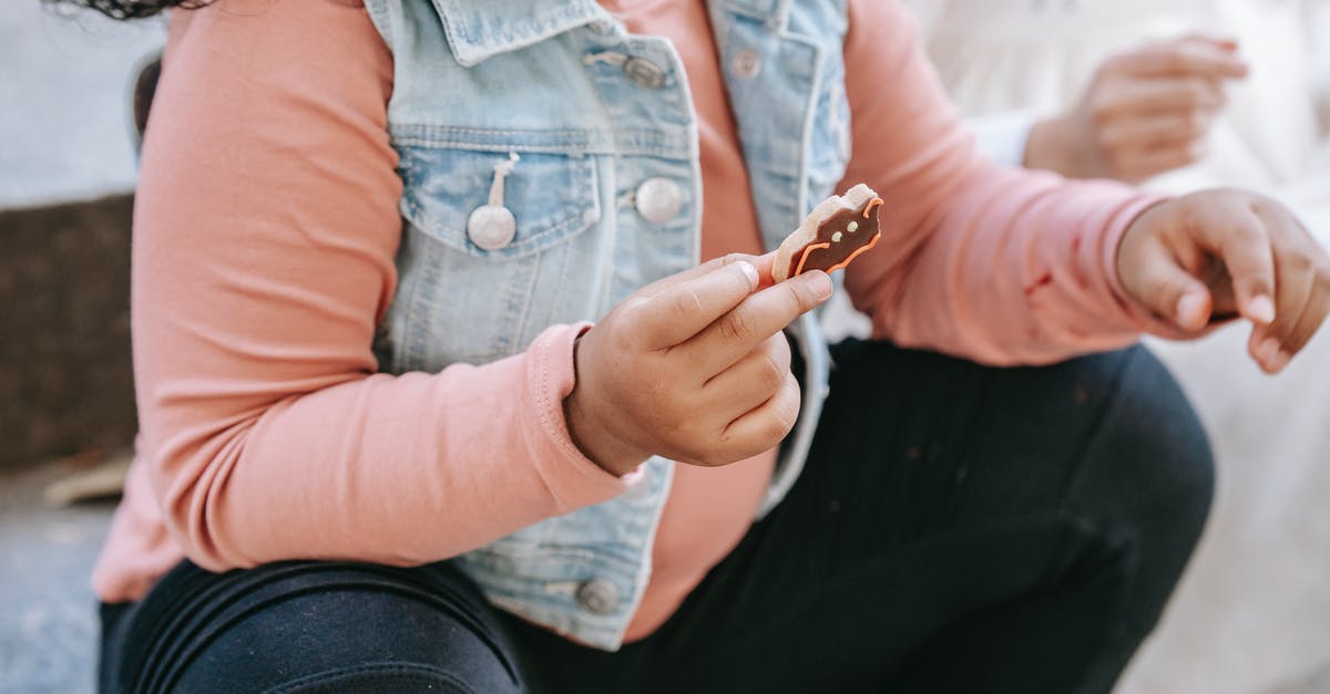 Does there exist a chemical-free, homemade substitute to deli? - Ethnic girl having Halloween cookie with friend