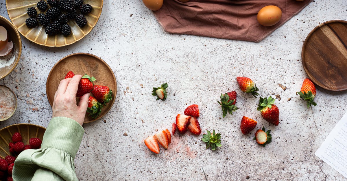 does washing vegetables and fruit with baking soda make sense? - Strawberries and Brown Egg on White Ceramic Plate