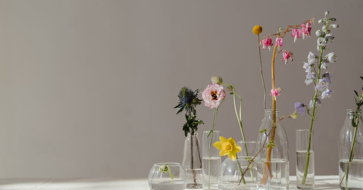 Does wrapping banana stems actually prolong their life? - Photo of Flowers in Glass Vase With Water