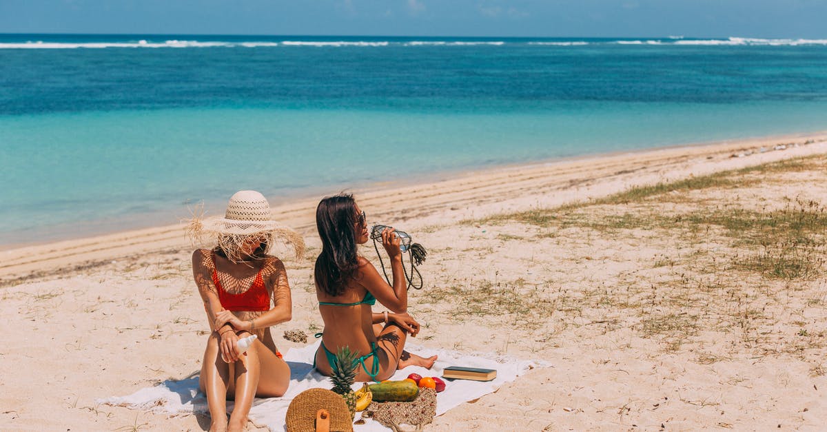 Does wrapping turkey while resting make the skin soggy - Women in Their Bikini Sitting on the Beach