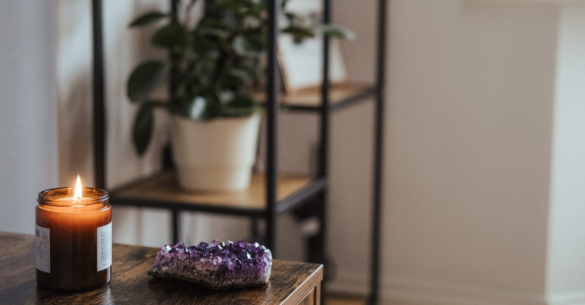 domestic bread steaming -> will my stone be okay? - Amethyst near burning candle in room