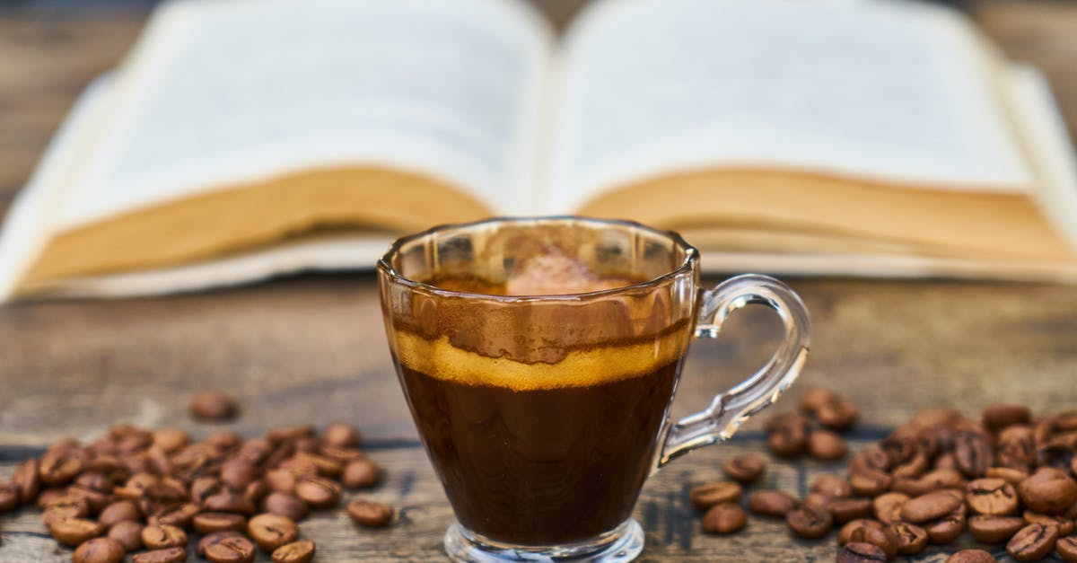 Domestic, fresh taste-alike for an Italian coffee - Clear Glass Teacup With Coffee Beverage