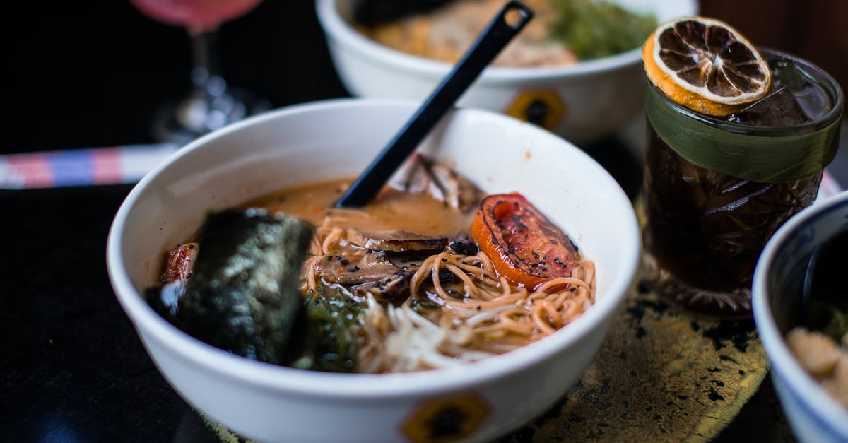 Doubling a batch of soup - White Ceramic Bowl With Noodles and Chopsticks