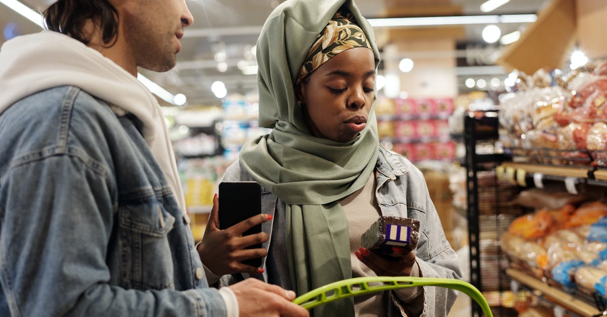 Drying store bought bread for stuffing - Muslim Couple Buying Groceries