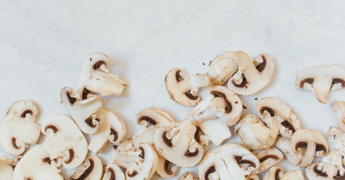 Edible Mushrooms [closed] - White and Brown Sliced Mushrooms on White Surface