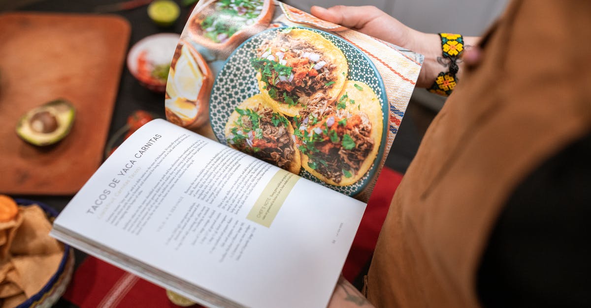 Educated ways to simplify/substitute recipes - A Person Reading a Cookbook