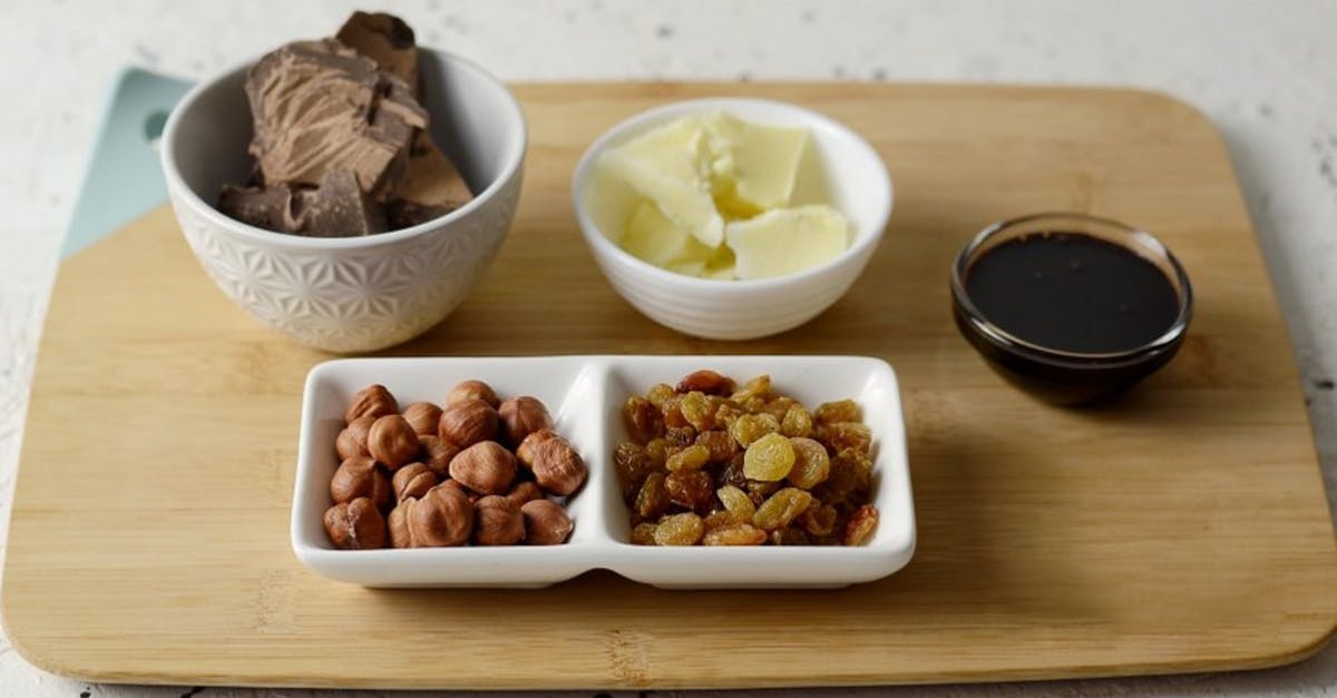 Effect of liquified hazelnuts on chocolate tempering? - Chunks of Chocolate on Bowls