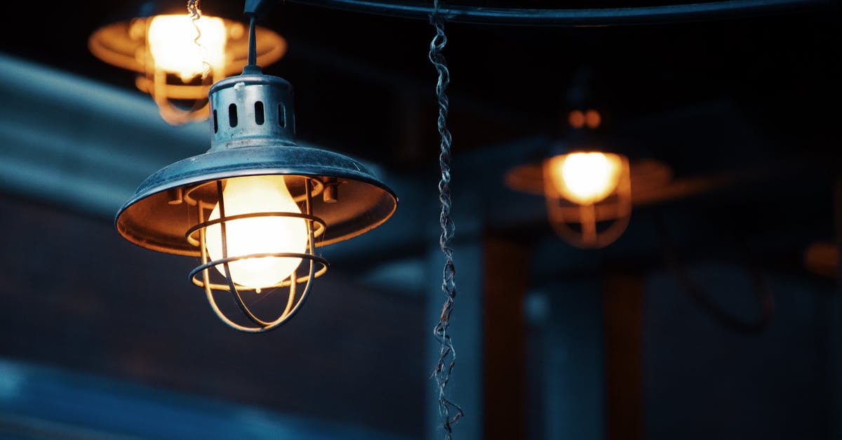 Effect of metal colander on jerky meat post-marinade - Glowing lamps on ceiling in darkness