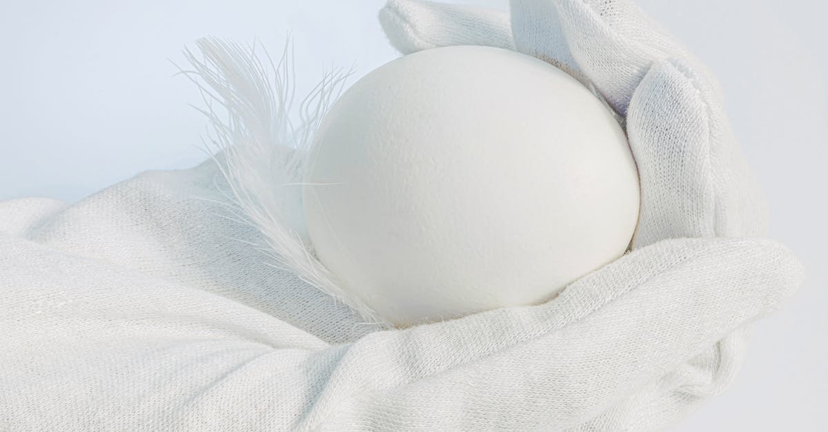 Egg Whites Won't Stiffen - White Egg on White Textile