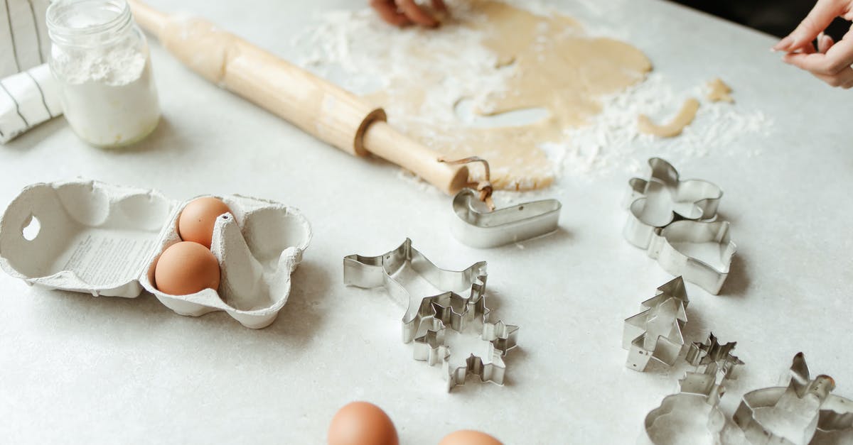 eggnog doubling the ingredients, what is the new cook time? - Person Preparing Dough For Baking