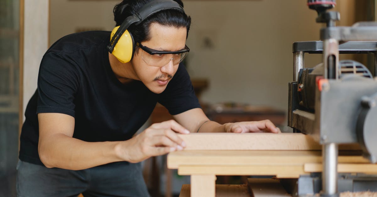 Electric cooktop for sous vide-level precision? - Attentive Asian joiner leveling timber on planer in workshop