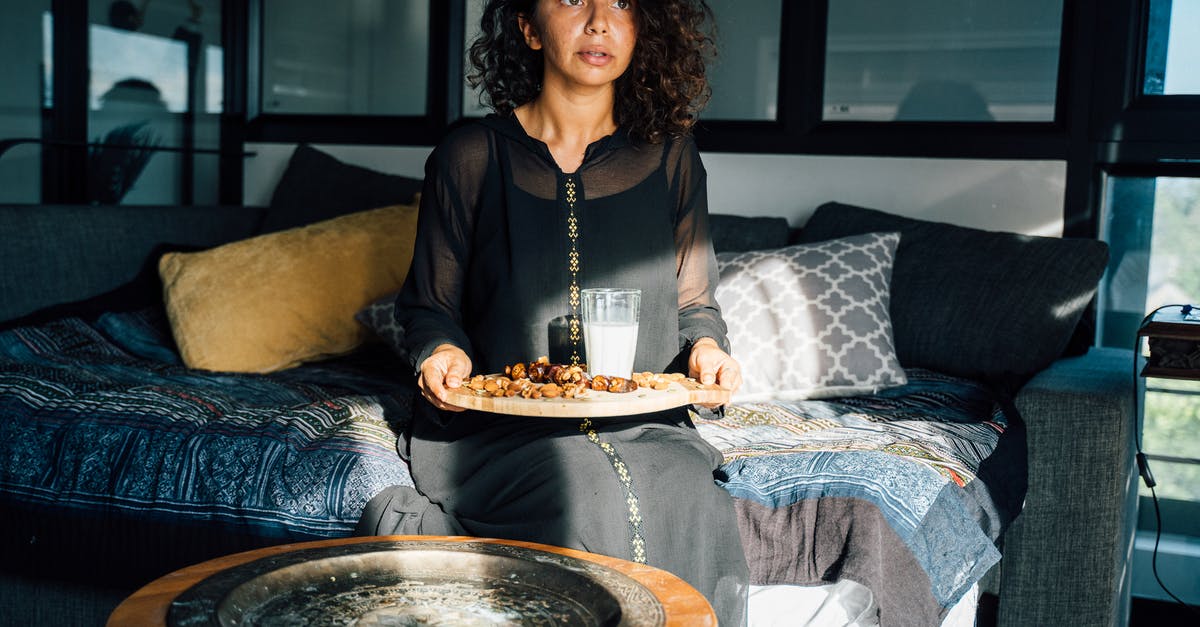 Expire dates on coconut milk - A Woman in a Black Dress Holding a Tray with Food and a Cup of Milk