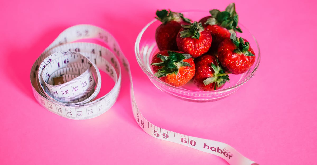 Extracting colour out of strawberries - Strawberries And Measuring Tape