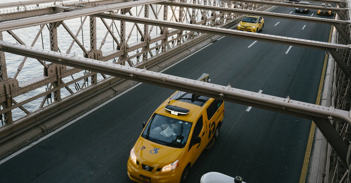 Fast way to cook steel-cut oats when no microwave is available - Taxi cabs driving on suspension bridge