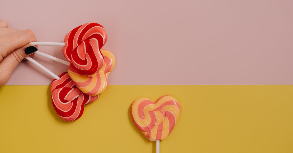 Flavour enhancers [closed] - Colourful Lollipops in Shape of Heart