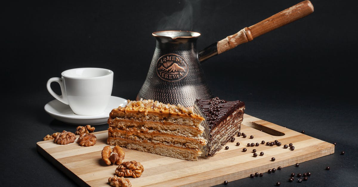 Flavour matching with espresso in baking - Photo Of Cake Near Mug