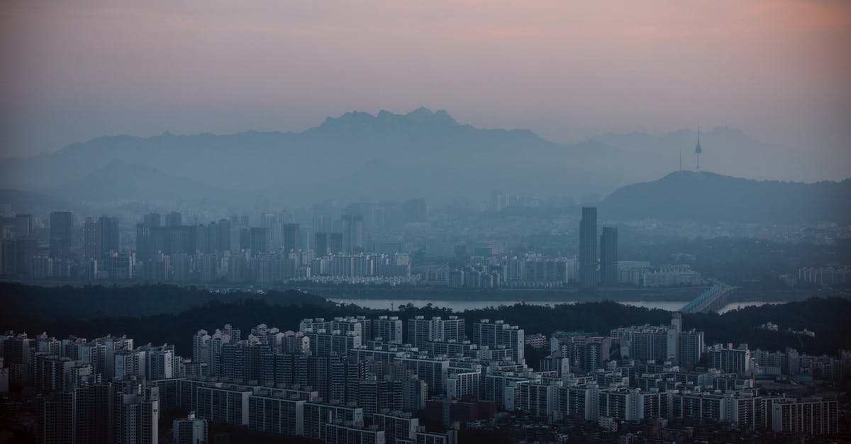 Flour Blend for Seoul Chicken? - Aerial View of City Buildings