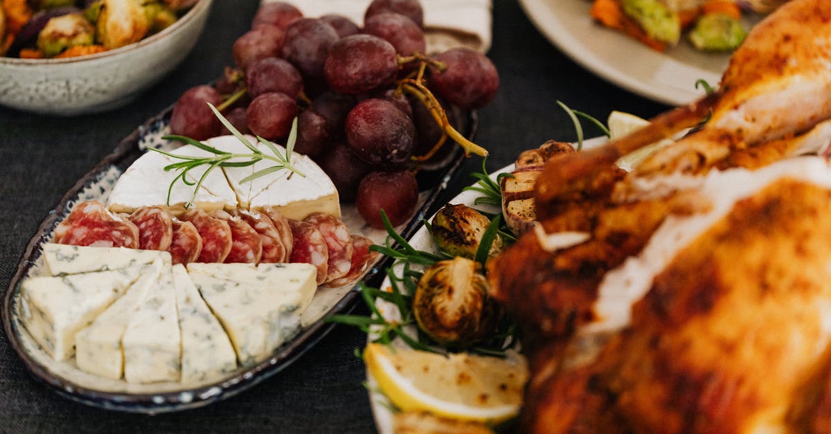 Fondue without Gruyere cheese - Cooked Food on White Ceramic Plate