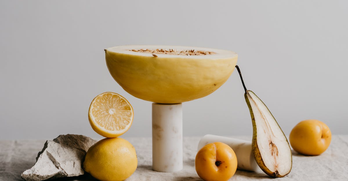 Freezing and defrosting Cantaloupe is still good in the fridge? - Studio Shot of Fruits