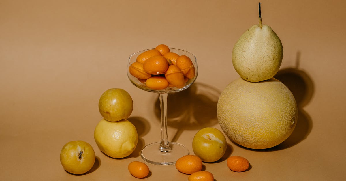 Freezing and defrosting Cantaloupe is still good in the fridge? - A Bunch of Kumquats in Martini Glass Between Assorted Fruits 