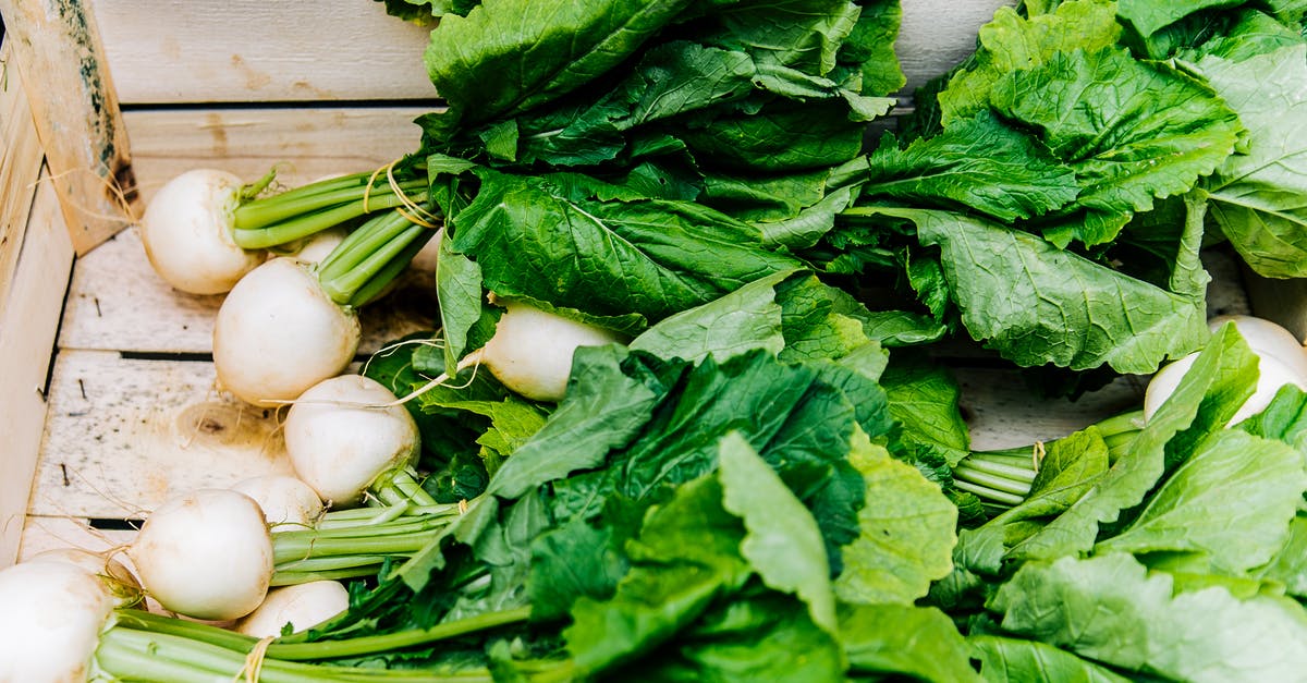 Freezing potato mash made with root and fresh vegetables - White Radishes