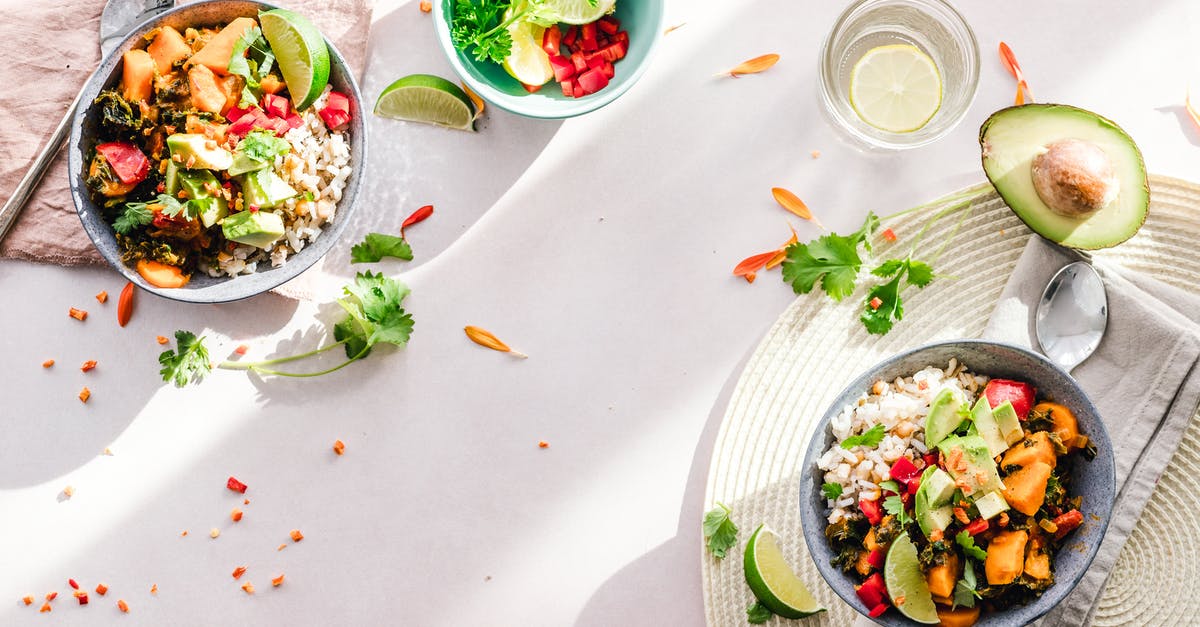 Fresh popcorn serving size suggestion [closed] - Photo of Vegetable Salad in Bowls