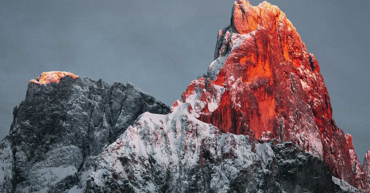 Frozen and Unfrozen Chicken: what's the difference? - Snow Covered Rocky Mountain Under Cloudy Sky