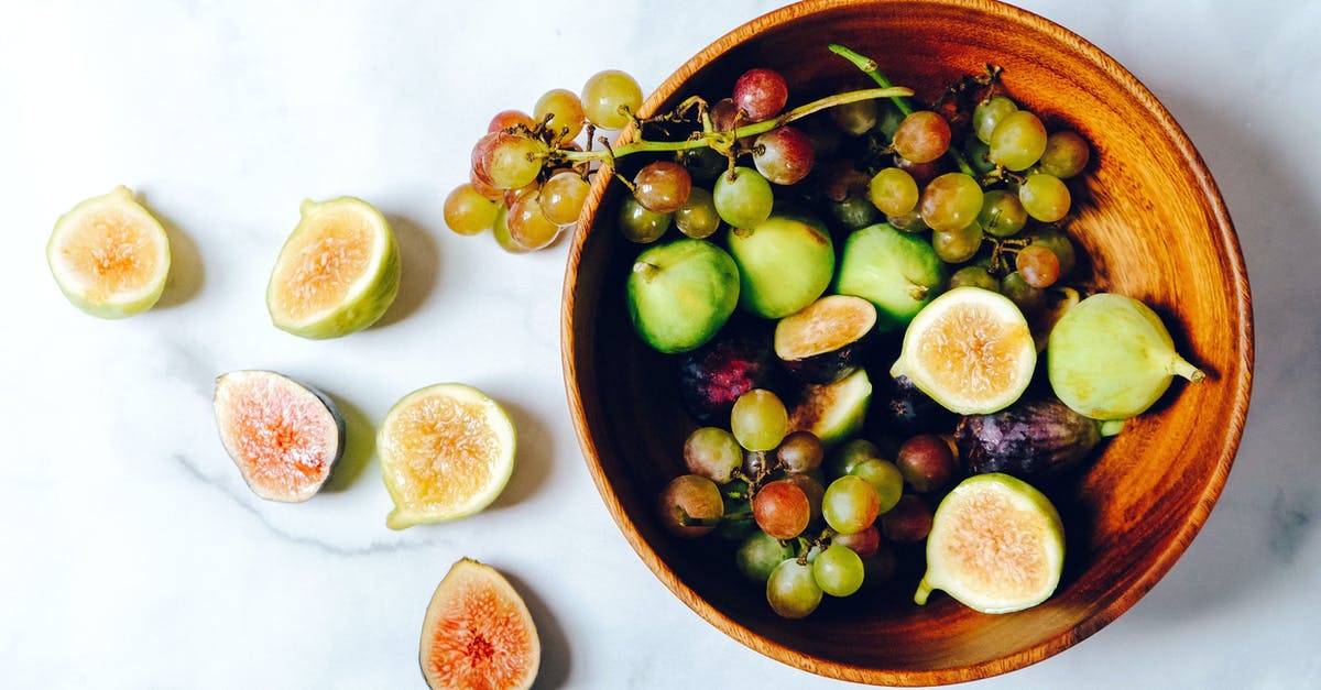 Frozen fresh figs to make jellies - Assorted Fruits in Bowl