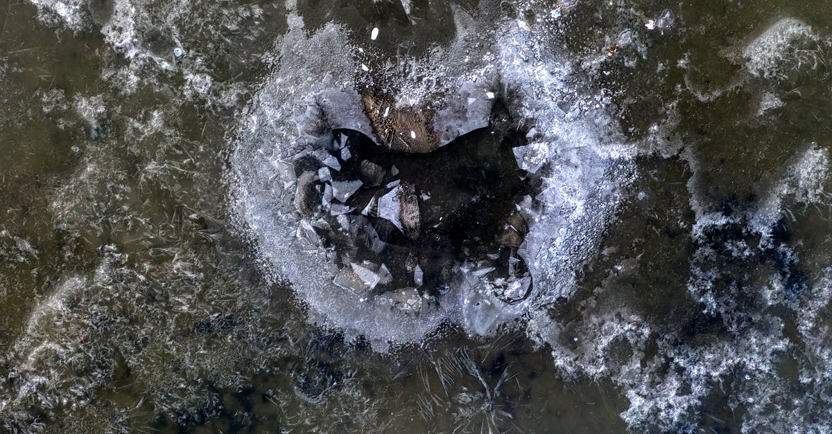 frozen ground beef - Water Splash on Body of Water