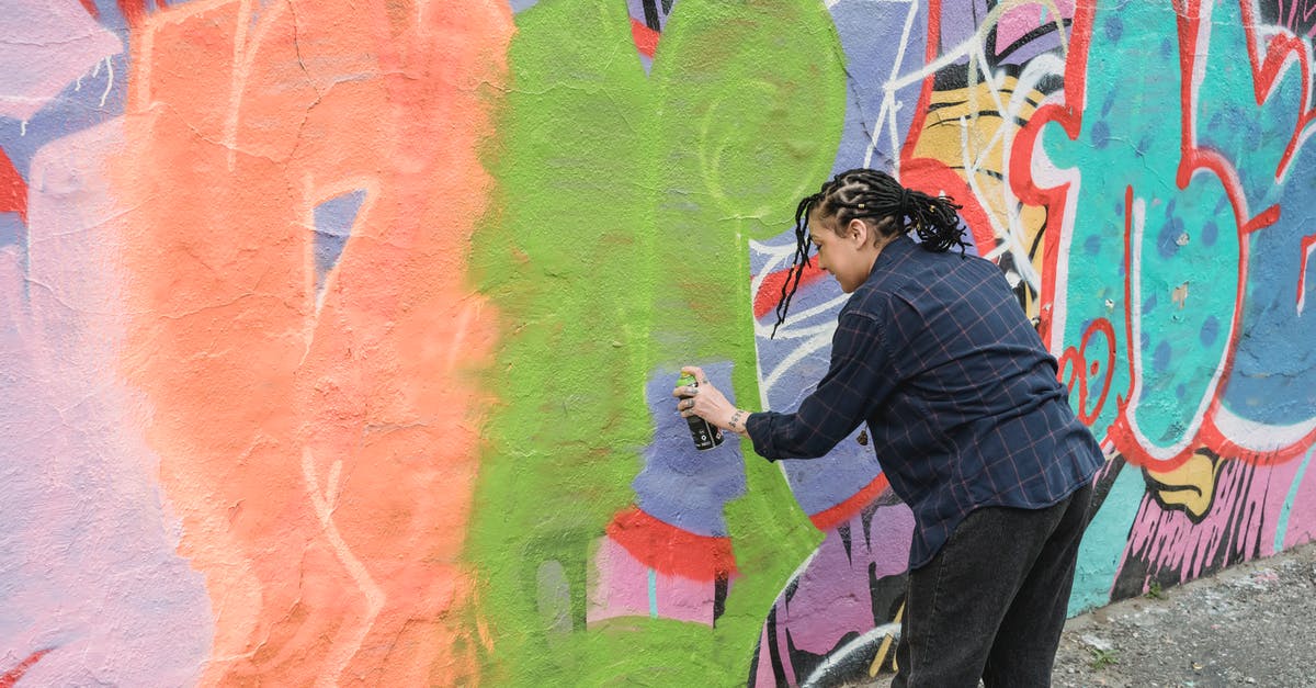 Fudge already set, can you soften and re-set it? - Focused ethnic woman painting on wall