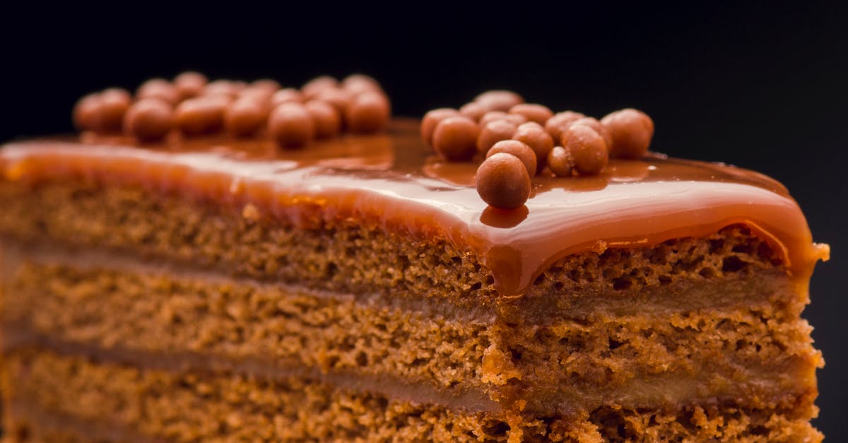 Fudge as a cake layer? - Brown Cake With Chocolate on Top