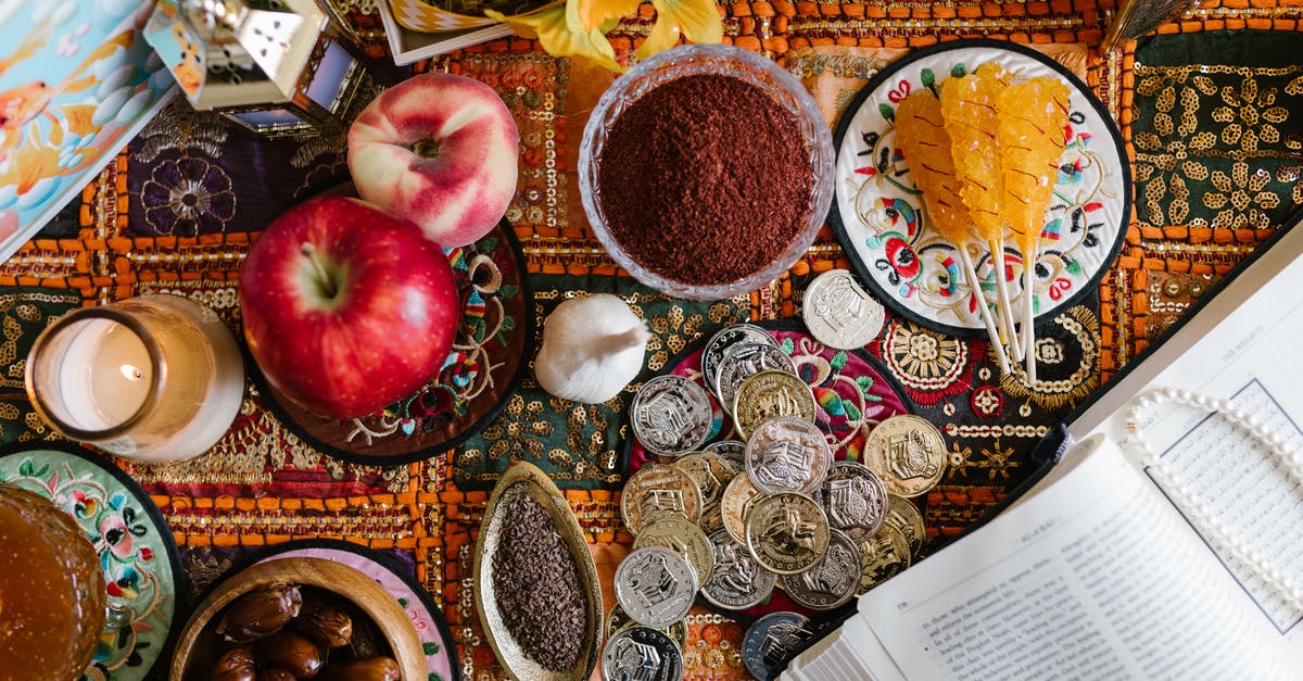 Garlic powder clumps up - Traditional Table Setting On Persian New Year