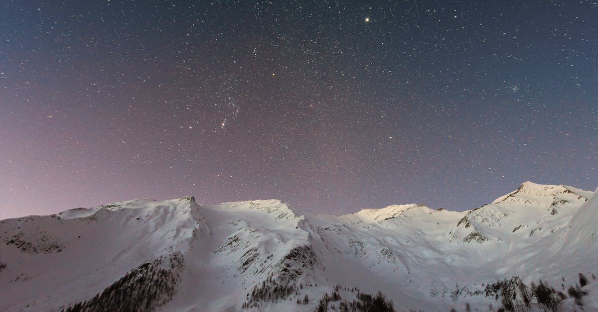 Gelato disappointingly icy [duplicate] - Mountain Covered Snow Under Star