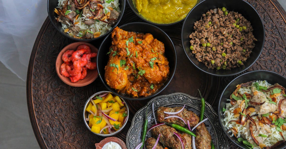 Ghee vs. butter in Indian curries - Cooked Food on Black Ceramic Bowl