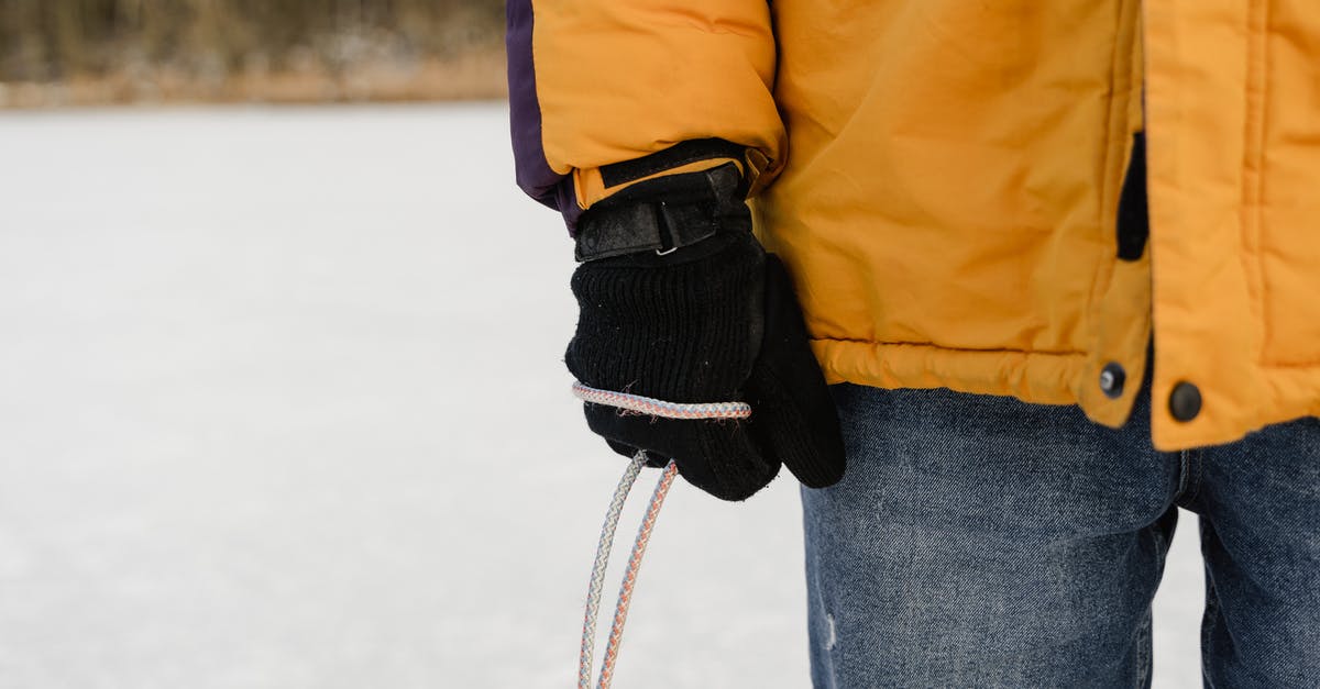 Gloves for newbies pulling sugar? - Person Wearing Gloves Holding a Rope