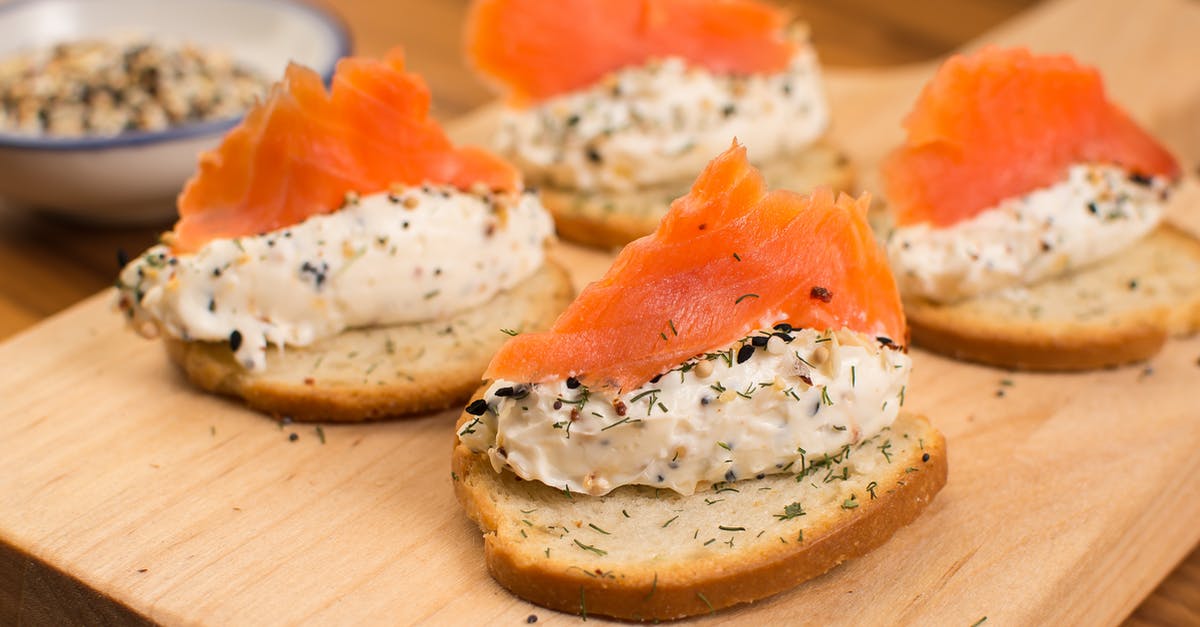 Grinding toasted spices without cooling - Delicious Salmon Toasts on a Wooden Chopping Board