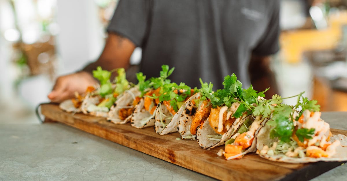 Ground coriander vs coriander seeds -  Mexican Tacos on the Wooden Board