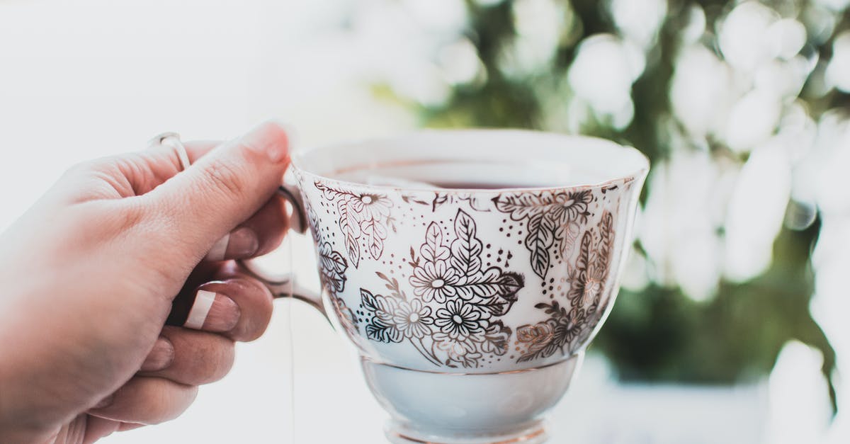 hand cranked ceramic conical burr coffee grinder? [closed] - Person Holding Teacup