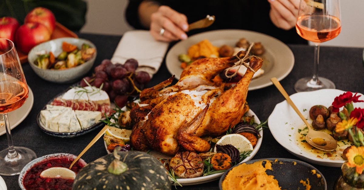 Has anyone successfully spatchcocked their Thanksgiving Turkey? - Roasted Turkey on White Ceramic Plate