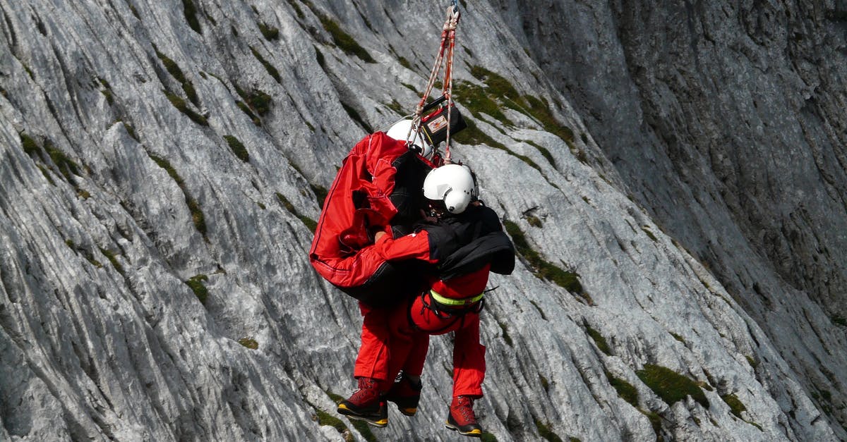 Help me rescue my bland soup - Two People Rappelling Near Grey Rocks