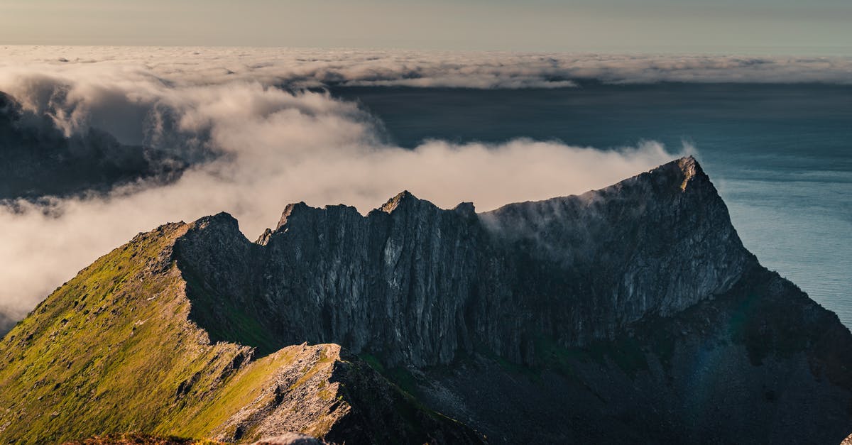 High Elevation Souffle - Photo of Cliff Near Clouds