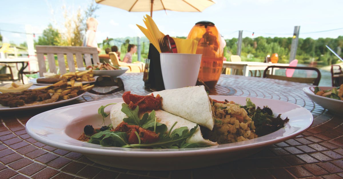 hints for low-carb wraps - White Round Platter on the Brown Tile Table Top